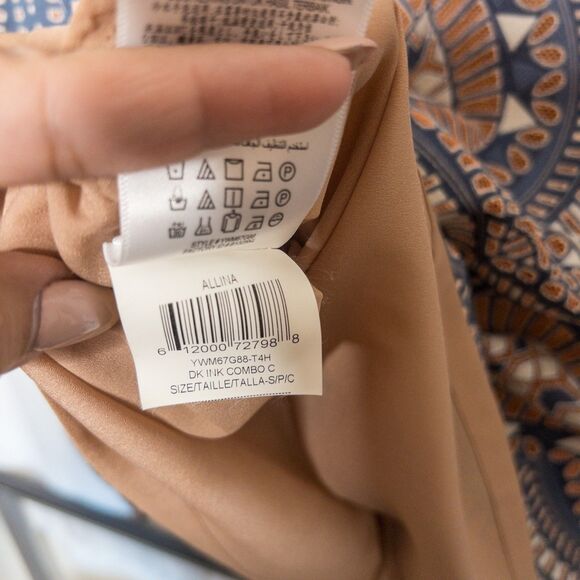 BCBG MaxAzria Allina Boho Lace Print Mini Shift Dress Women’s Size S - Picture 7 of 11